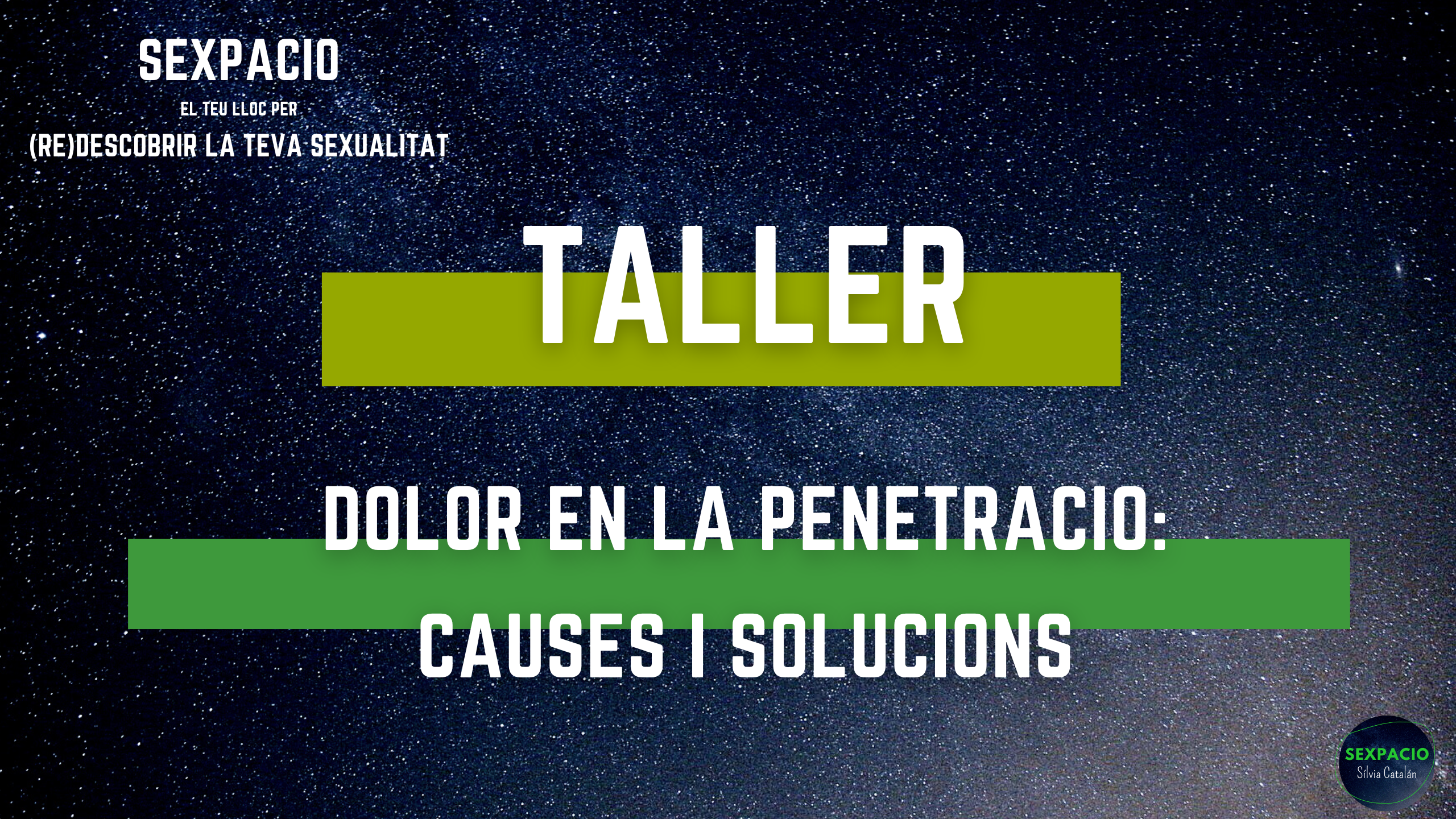 Taller – Dolor en la penetració: causes i solucions